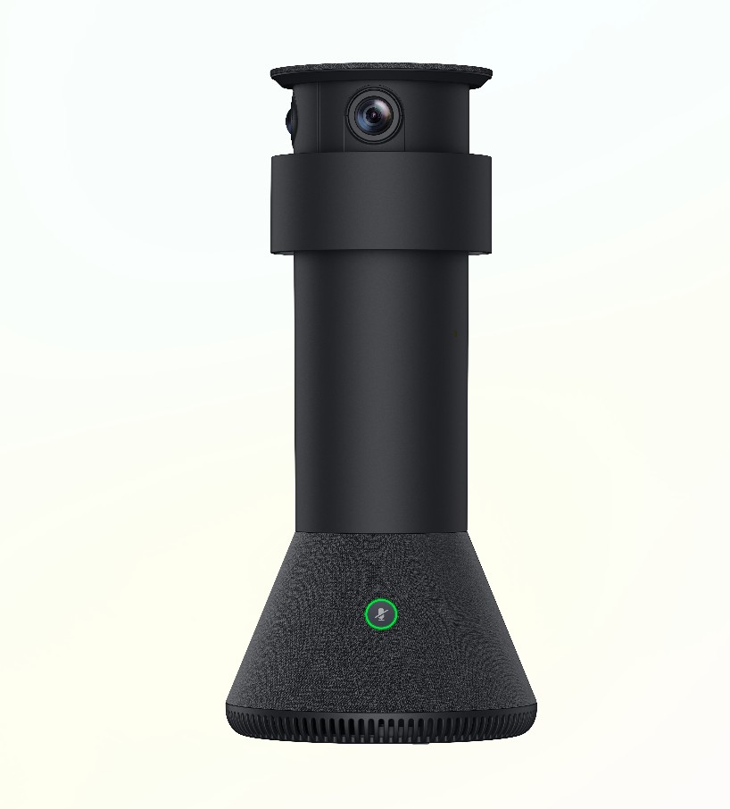 IPY-MTOWER Yealink MTower Center-view Intelligent Camera for small to medium meeting rooms Triple-eye 8MP Cameras IntelliVision Magnetic Levitation Privacy Cover