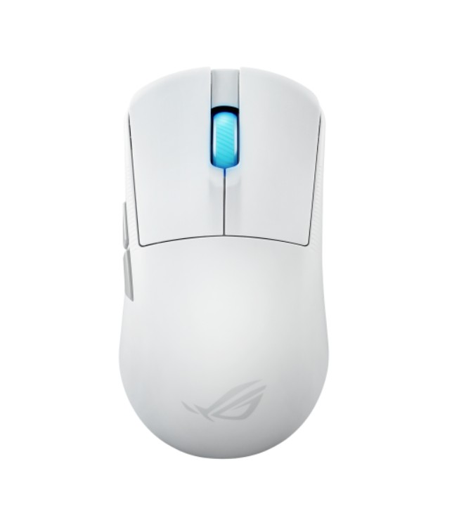 [MIA-ROGHARPEACEAIMIMI-W] MIA-ROGHARPEACEAIMIMI-W ASUS ROG Harpe Ace Mini White Ultralight 49-Gram Semi-Symmetrical Gaming Mouse, 42,000 dpi optical sensor,Tri-mode connectivity,ROG Optical Micro Swit