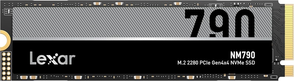 LIN-NM790-8T-RNNNG Lexar LNM790X008T-RNNNG Internal SSD 8TB M.2 2280 PCIe Gen 4x4 NVMe SSD up to 7000MB/s read, 6200MB/s write TLC- 5 year limited warranty
