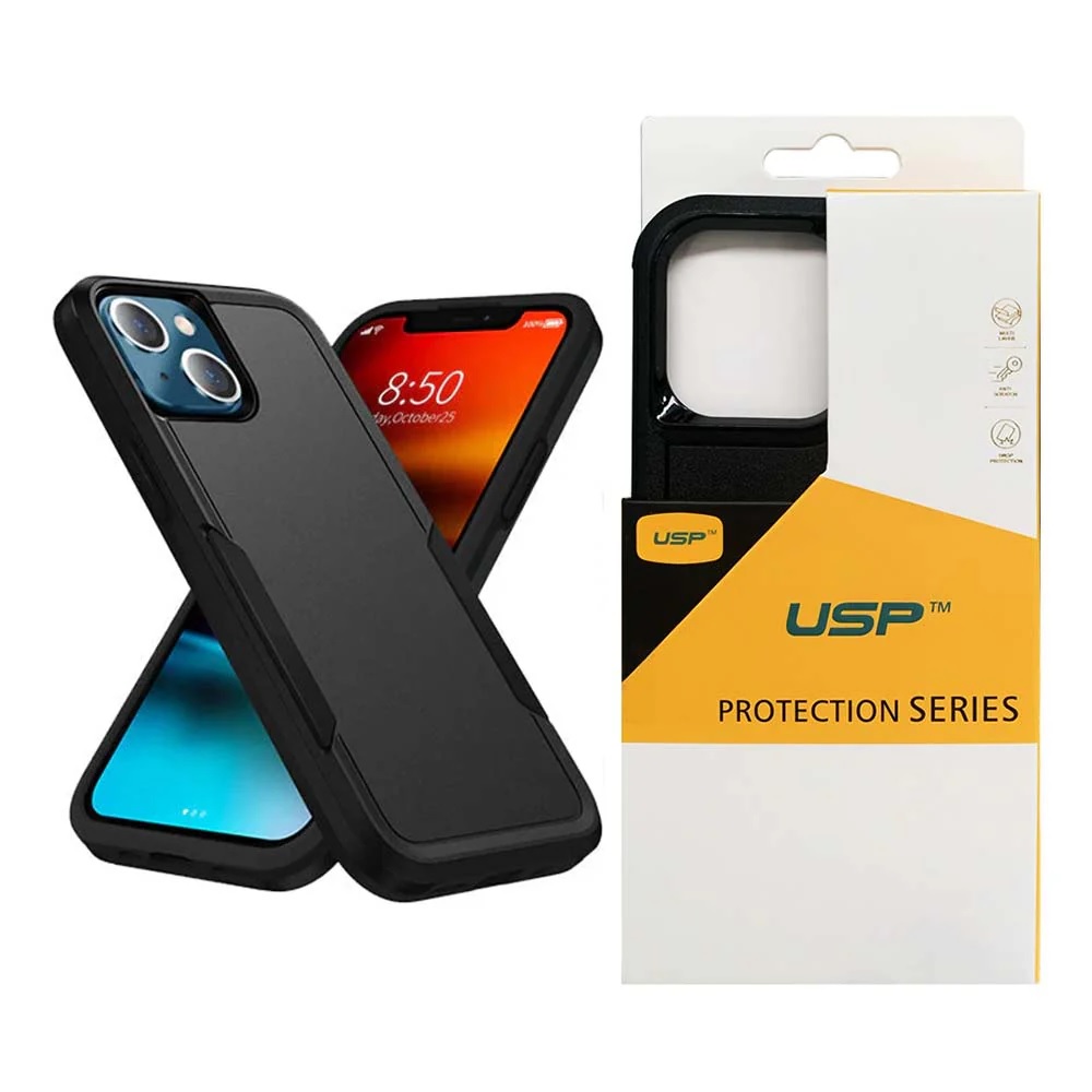 [MPA-6976552043311] MPA-6976552043311 USP Rugged Apple iPhone 17e /  iPhone 16e 5G (6.1') Armor Light Case Black - No-Slip, Sleek, Drop-Protection, Strong & Durable, 5 Years Warranty