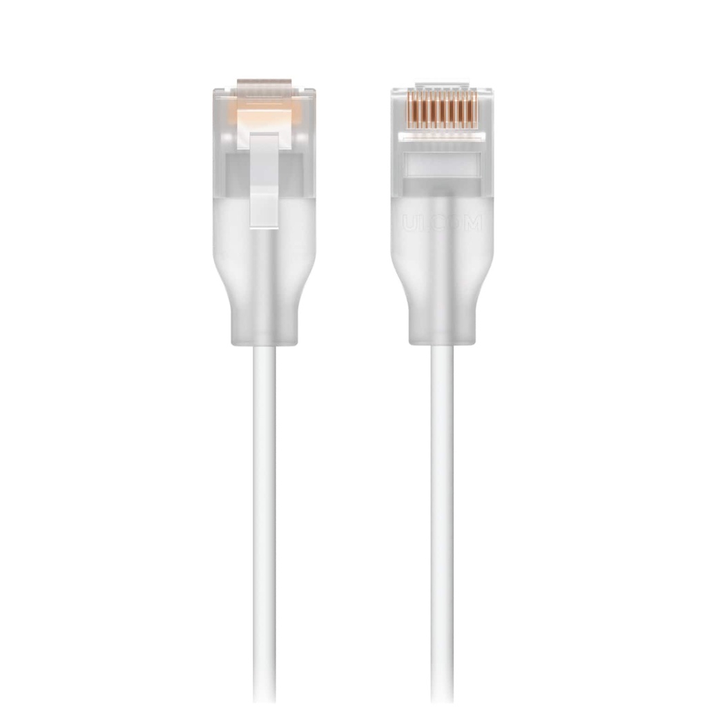 [NHU-PATCH-EL-2M-W] NHU-PATCH-EL-2M-W Ubiquiti UniFi Etherlighting Patch Cable Length 2M  Nano-thin Patch Cable With 2.5 GbE Support Designed sShow Etherlighting Effects.