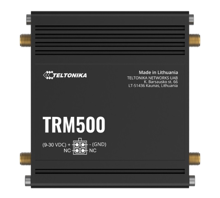 [NHT-TRM500] NHT-TRM500 Teltonika TRM500 Industrial Cellular Modem, 5G (3.4 Gbps) & 4G (Cat19), with USB Type-C, PSU included