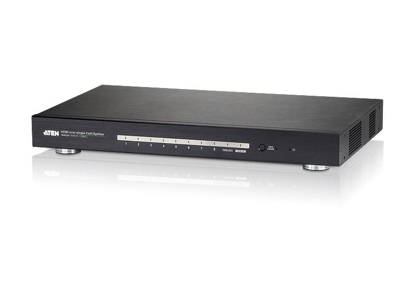 Aten Professional Video Splitter 8 Port HDMI Over Single Cat 5 Splitter, Ultra HD 4kx2k  1080p Full HD