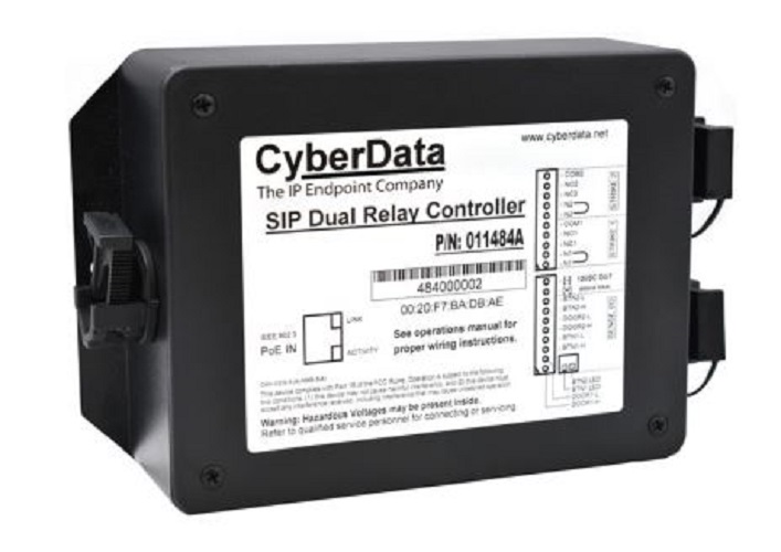 IPC-011484 CyberData 011484 SIP Dual Relay Controller