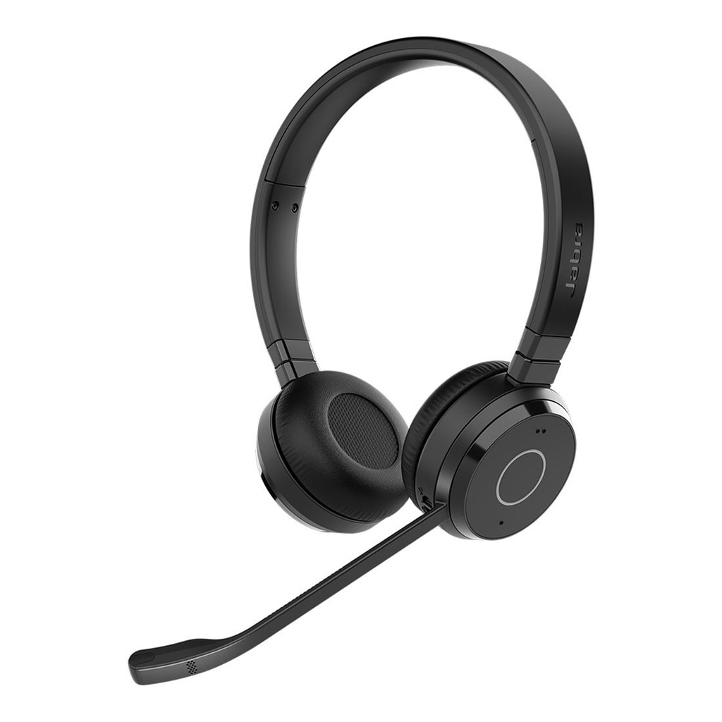[SPJ-E65-TE-S-UC] SPJ-E65-TE-S-UC Jabra Evolve 65 TE Link390a UC Stereo Bluetooth Headset, 16-hour battery life, 30-metre wireless range, Passive Noise Cancellation, Busy Light