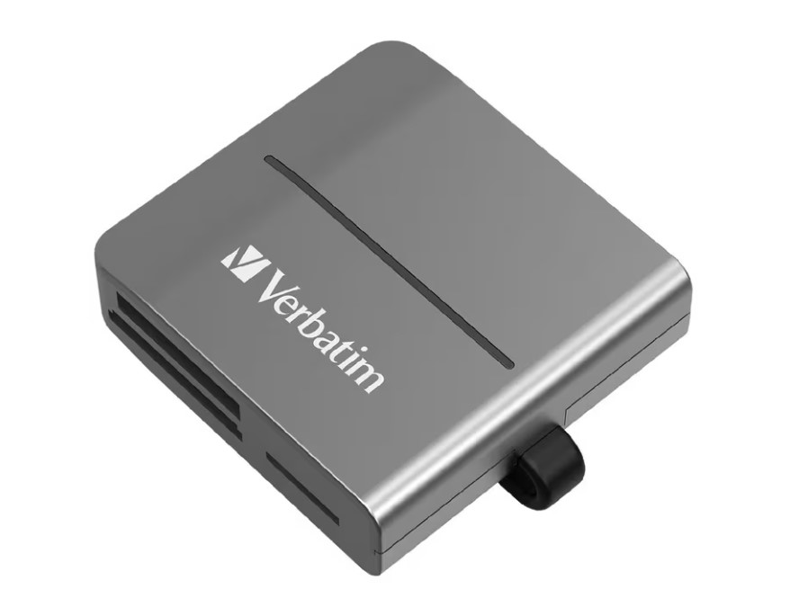[NAV-65678] NAV-65678 Verbatim USB 3.2 Gen 1 All- in-1 Card Reader  SD, SDHC, SDXC, microSD, microSDHC, microSDXC, CF-1, Memory Stick, MS-Pro Duo, xD, and M2.