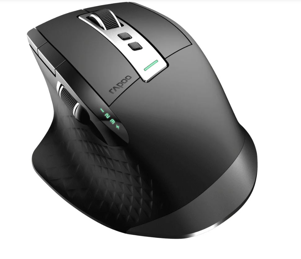 [MIRP-MT750PLUS] MIRP-MT750PLUS RAPOO MT750PLUS Multi-Mode Wireless Ergonomic Mouse - 800-4000 DPI Sensor Bluetooth 5.0 and 2.4 GHz