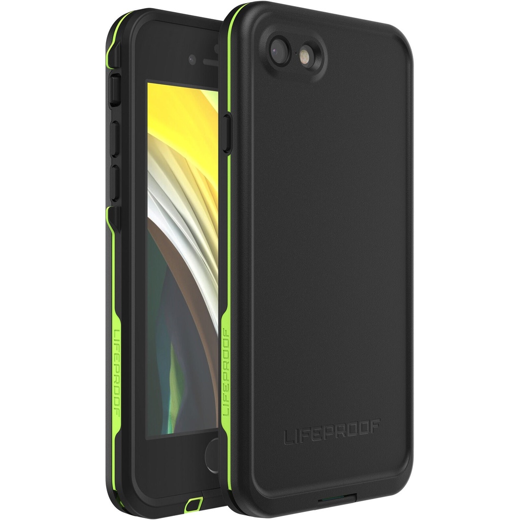 LifeProof FRE Apple iPhone SE (3rd  2nd gen) and iPhone 8/7 Case Night Lite - (77-56788), WaterProof, 2M DropProof, 360° Protection, 7 Years Warranty