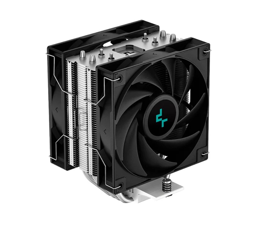 CFD-AG400-PLUS DeepCool AG400 PLUS Single Tower CPU Cooler Dual Fans, 4 Heat Pipes, 120mm PWM Fan, Intel LGA1851/1700/1200/115X, AM5/AM4