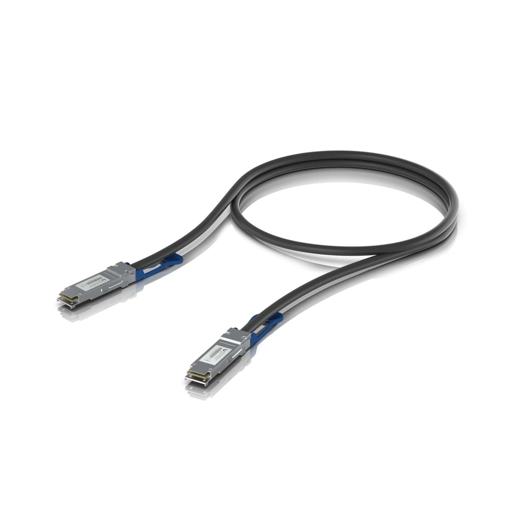 NHU-DAC-QSFP28-0.5M-10 Ubiquiti 100G Direct Attach Cable, Cable length 0.5m, 10-Pack QSFP28 Direct Attach Cable With A 100 Gbps Max Data Rate