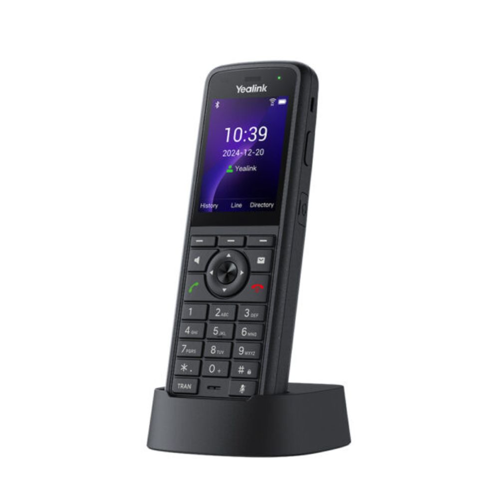 [IPY-AX86R] IPY-AX86R Yealink AX86R Rugged Wi-Fi IP Phone, 2.4' Color Display, IP67 Rated, HD Audio, Bluetooth 5.0, Wi-Fi 6, 13h Talk Time, 4 SIP Accounts, Type-C Charging