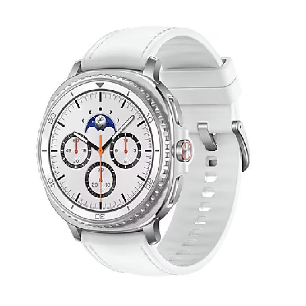 MPA-SM-L500NZWAXSA Samsung Galaxy Watch8 Classic Bluetooth (46mm) - White(SM-L500NZWAXSA),1.3' ,Super AMOLED, 1.6GHz, 2GB/64GB, Bluetooth v5.3, 445mAh, 2 Years Warranty