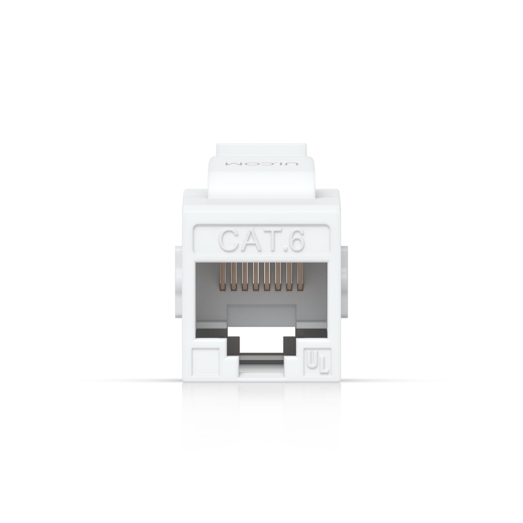 [NHU-U-K-COUPLER-C6] NHU-U-K-COUPLER-C6 Ubiquiti Cat6 Keystone Coupler, 12-Pack, White, Pass-Through Cat6 Keystone Coupler For Connecting Pre-Terminated Ethernet Cables Seamlessly.