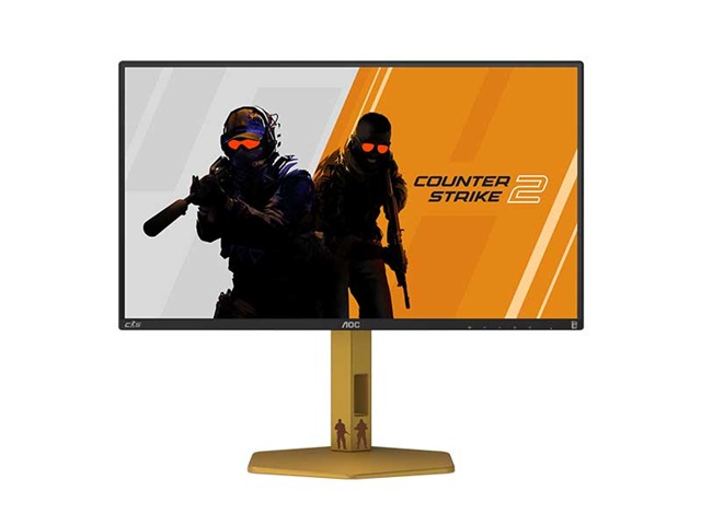 [MNAO-CS24AP] MNAO-CS24AP AOC 24.1' Fast TN panel,1920 × 1080 , 610Hz, 0.5ms, HDR400, Removable Ergonomic stand , G-sync Compatible Gaming Monitor ( LS)