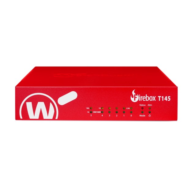 NWG-WGT145000 WatchGuard Firebox T145 Appliance Only – License Not Included (Requires Separate WG License Purchase)