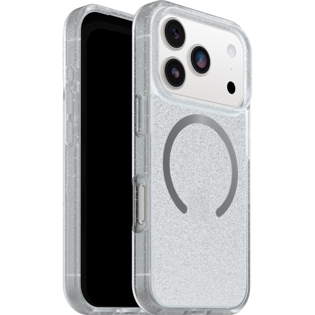 MPA-77-99283 OtterBox React MagSafe Apple iPhone 18 Pro Max / iPhone 17 Pro Max (6.9') Case Stardust (Clear Glitter) - (77-99283),Raised Edges,7 Years Warranty