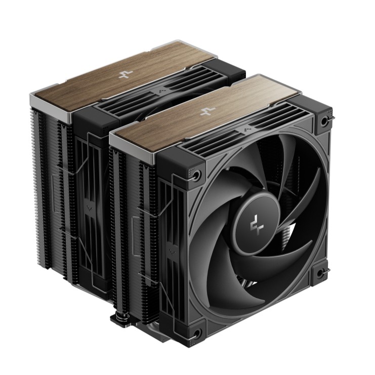 CFD-AK620-G2 DeepCool AK620 G2 Wood Grain Top Cover CPU Cooler, 4-pin PWM, Hydro Bearing Intel LGA1851/1700/1200/1151/1150/1155/ AM5/AM4