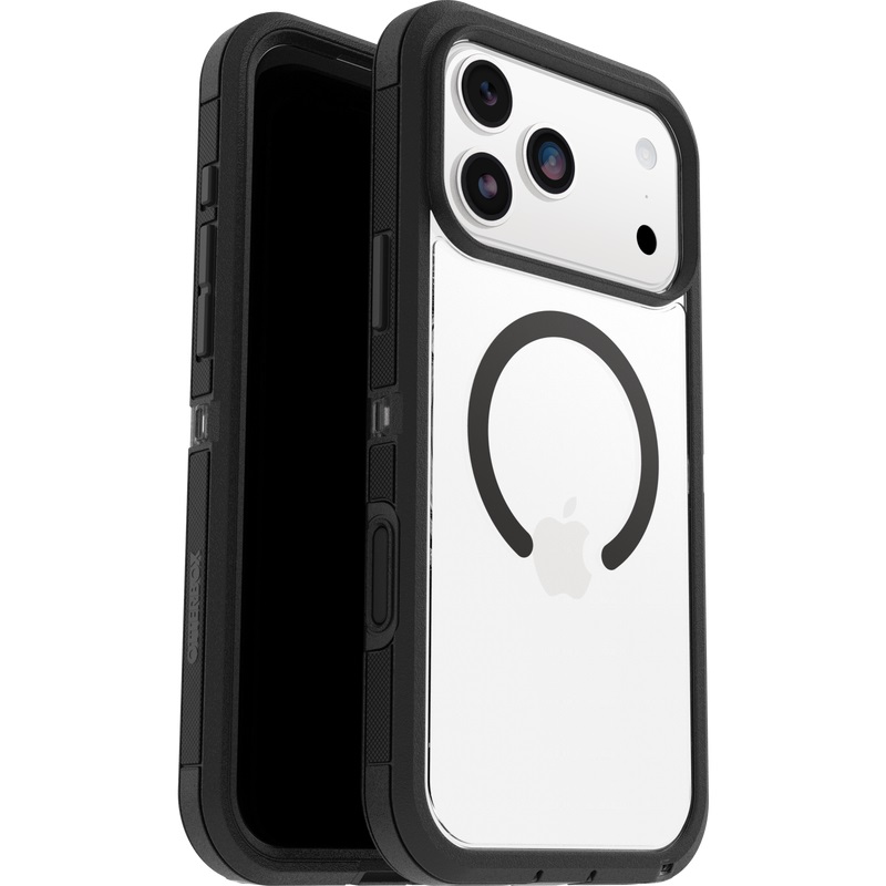 MPA-77-98516 OtterBox Defender Pro XT MagSafe Apple iPhone 17 Pro (6.3') Case Dark Side (Clear/Black) - (77-98516), DROP+ 7X Military Standard, 7 Years Warranty