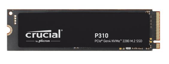 HBC-P310-500G-P Crucial P310 500GB Gen4 2280 NVMe SSD 6600/3500 MB/s R/W 110TBW 520K/890K IOPS 1.5M hrs MTTF Full-Drive Encryption M.2 PCIe4 5yrs ~CT500P3PSSD8