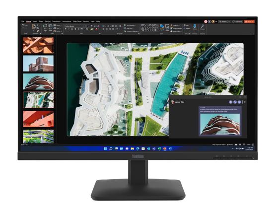 MNLEN-S27-4E LENOVO ThinkVision S27-4E 27' FHD IPS Monitor 1920x1080 16:9 4ms 100Hz 300 cd/m² Anti-glare Tilt VGA HDMI VESA 3yr WTY Black