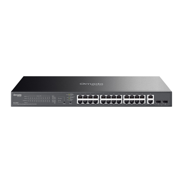 NWTL-ES228GP TP-Link ES228GP Omada 28-Port Gigabit Easy Managed Switch with 24-Port PoE+