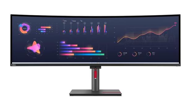 [MNLEN-P49W30] MNLEN-P49W30 LENOVO ThinkVision P49W-30 49' Dual QHD Curve Monitor IPS 5120x1440 32:9 Height Adjustable Tilt Swivel DP HDMI TBT4 USB-C Hub USB-B LAN Audio VESA 3yr