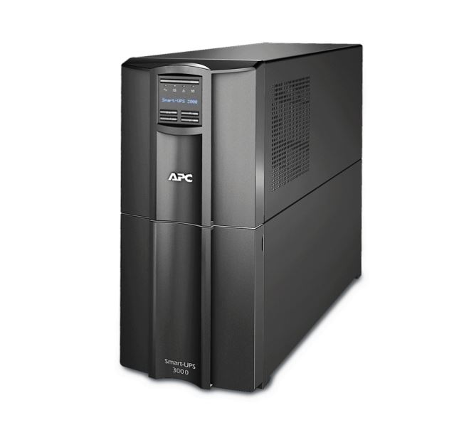 APC Smart-UPS 3000VA/2700W Line Interactive UPS,Tower,230V/16A Input,1x IEC C19  8x IEC C13 Outlets,Lead AcidBattery,SmartConnect(power cab not incl)