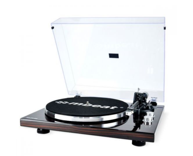 mbeat® PT-18K Bluetooth Turntable Player (MMC, USB, Anti-skating, Preamplifier) Counterweight  Anti-Skating Power Consumption: 5W (Max)Weight: 4.5kg