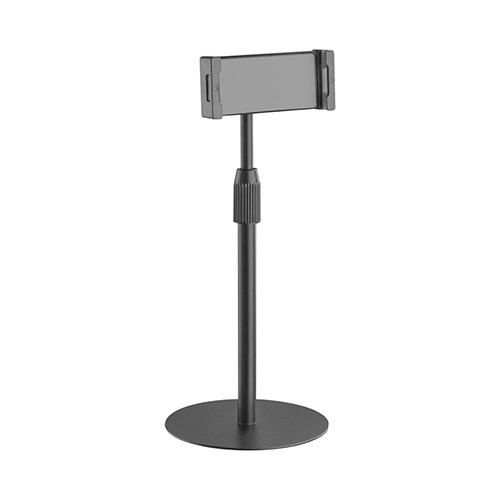 Brateck Ball Join designHight Adjustable tabletop Stand for Tablets  Phones Fit most 4.7”-12.9” Phones and Tablets - Black (LS)