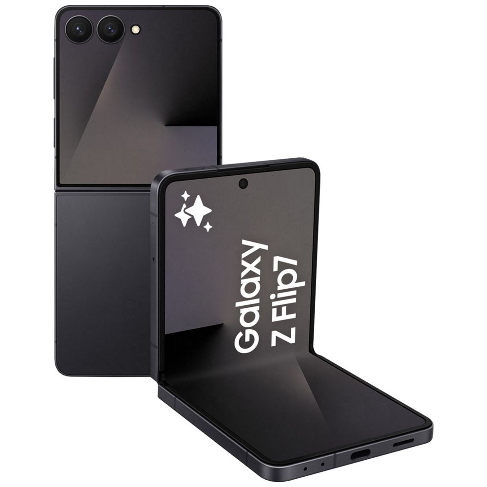 MF-SM-F766BZKAATS Samsung Galaxy Z Flip7 5G 256GB - Jet Black *AU STOCK*, 6.9', Full HD+, 120Hz, 12GB/256GB, 50MP/10MP, Single+ eSIM, 4300mAh, 2 Years Warranty