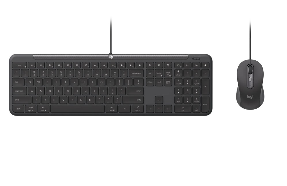 KBLT-MK620 (LS) Logitech MK620 Slim Wired Combo MK620 for Business - Multi-OS keyboard and mouse for workplaces
