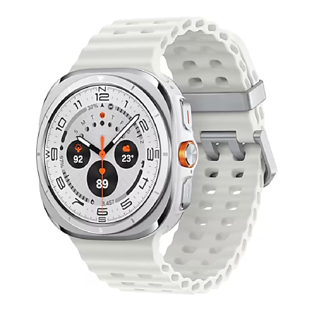 MPA-SM-L705FAW1XSA Samsung Galaxy Watch Ultra 2025 Bluetooth + 4G (47mm) - Titanium White(SM-L705FAW1XSA), 1.5', Super AMOLED, 1.6Hz, 2GB/64GB, 590mAh, 2 Years Warranty