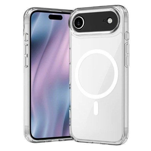 MPA-6976552044202 USP Apple iPhone Air (6.5') Clear Rock Shockproof Case with MagSafe - Ultra-thin, Lightweight, Non-slip, Crystal Clear, 5 Years Warranty