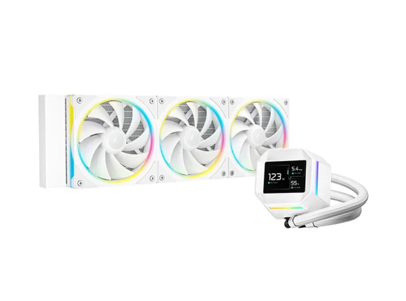 CFD-LM360-WH DeepCool LM360 ARGB Liquid Cooler Mini LCD Screen, 2.4' IPS, 320×240 Resolution , Intel LGA1851/1700/1200 + More, AMD AM5/AM4