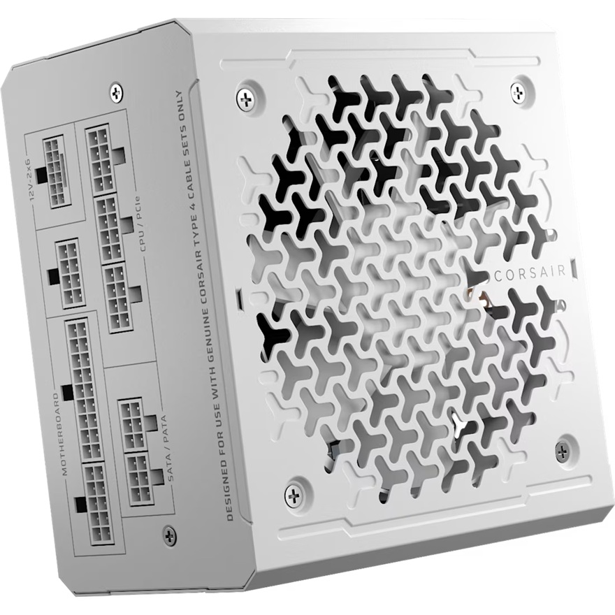 [PSCO-RM1000E-GOLD-3.1-WH] PSCO-RM1000E-GOLD-3.1-WH Corsair RMe Series™ RM1000e - Fully Modular Low-Noise ATX Power Supply - White (AU), Cybenetics Gold, ATX12V 3.1, 2x PATA, 2x EPS, 6x SATA, 3x PCIe