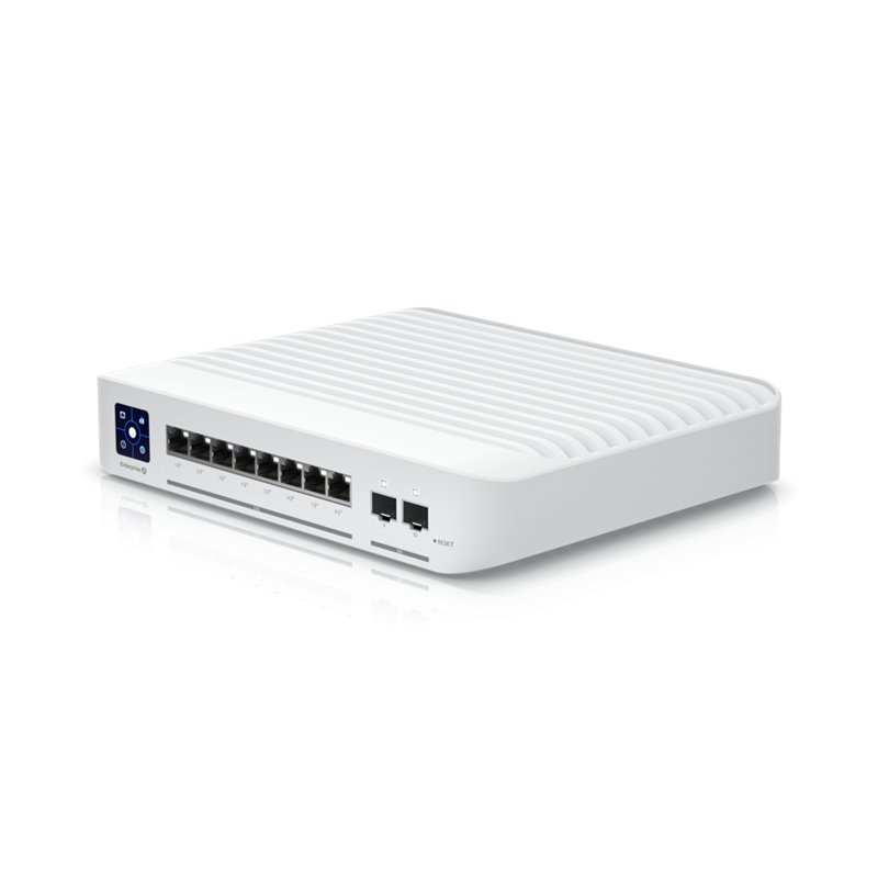 Ubiquiti Switch Enterprise 8-port PoE+ 8x2.5GbE, Ideal For Wi-Fi 6 AP, 2x 10g SFP+ Ports For Uplinks, Managed Layer 3 Switch, 2Yr Warr