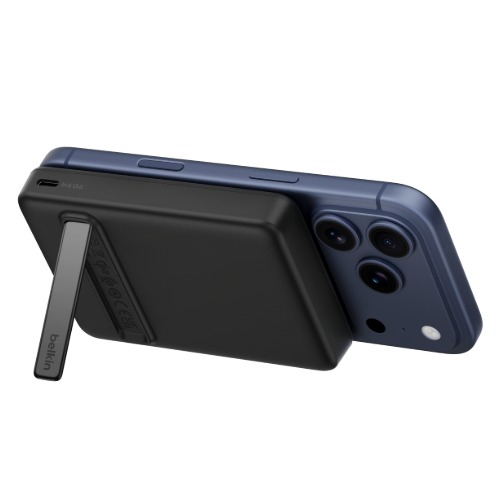 MPA-BPD016FQBK Belkin BoostCharge Slim Magnetic 10K Power Bank w/ Qi2(15W)+USB-C Cable(.6M)+Integrated Kickstand -Black(BPD016fqBK),2xUSB-C,$2500 CEW,2 Year Warranty