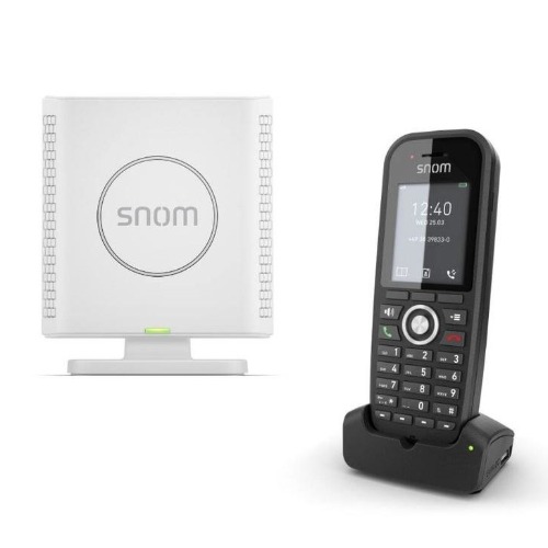 IPS-M430-UK Snom M430 UK, Bundle of Snom M400 & M30, POE,  large colour display, crystal‑clear HD audio, Up to 22 hours o upto 20 Handsets, upto 10 Parallel calls