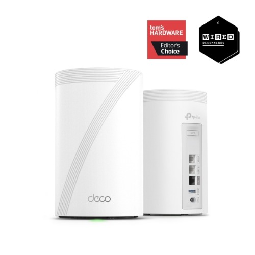 [NWTL-DECOBE68-1] NWTL-DECOBE68-1 TP-Link Deco BE68 BE14000 Tri-Band Whole Home Mesh Wi-Fi 7 System (1-pack)  688 Mbps at 2.4 GHz + 4324 Mbps at 5 GHz + 8647 Mbps at 6 GHz