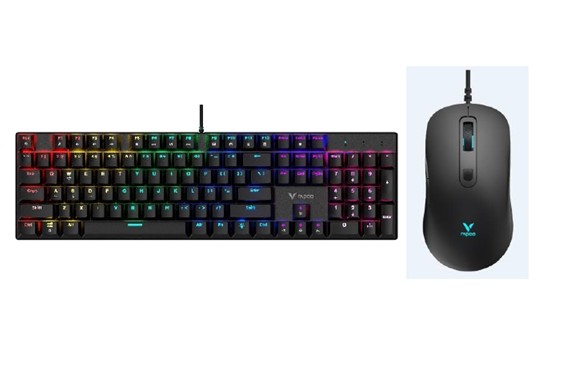 KBRP-V128S RAPOO V128S Backlit Mechanical Gaming Keyboard & Optical Gaming Mouse