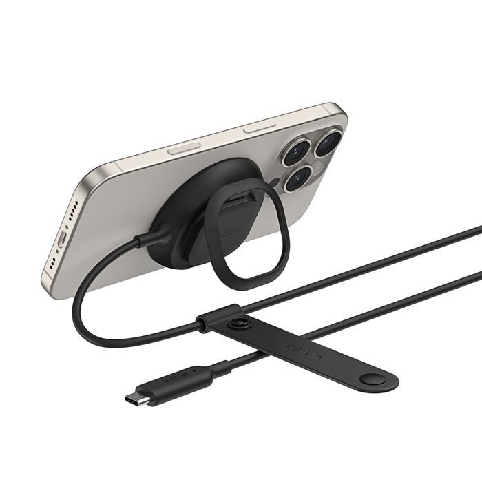 [MPA-WIA013AUBK] MPA-WIA013AUBK Belkin UltraCharge Magnetic Charger With Qi2 (25W) + USB-C Wall Charger(36W) +Tethered USB-C Cable (2M)- Black(WIA013auBK), $2500 CEW,2 Years Warranty