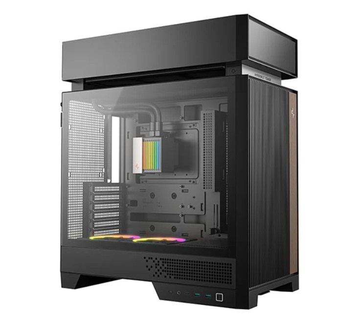 [CAD-CL6600] CAD-CL6600 DeepCool CL6600 Innovative Compartmentalised ATX Case, Pre-installed 360mm Liquid Cooler, Up To 388mm GPUs, BTF, 7 Expansion Slots