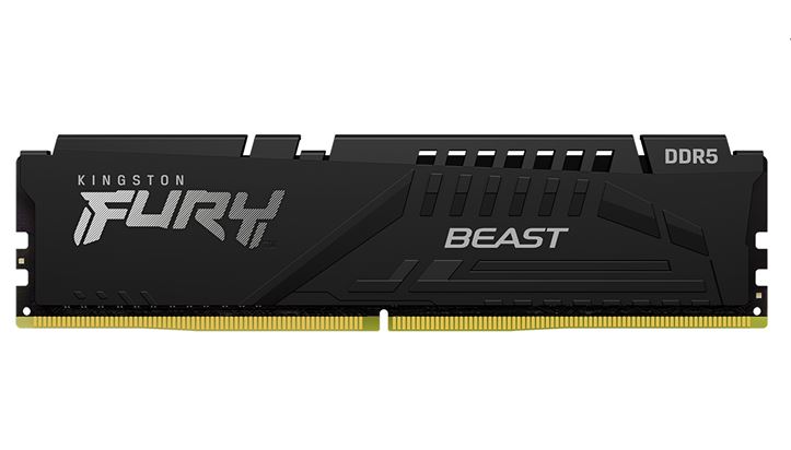 MEKF560C36BBE2-16 Kingston 16GB (1x16GB) DDR5 UDIMM 6000MHz CL36 FURY Beast Black EXPO Gaming PC Desktop Memory