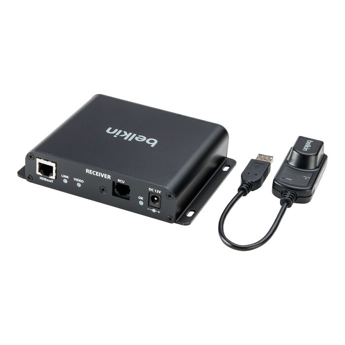 MPA-F1DN-KVM-EXRC6 Belkin Cybersecurity and Secure KVM Extender Receiver Copper CAT6 - Universal Video, TAA-compliance, UHD 4K @60Hz 4:2:0 up to 100 m, 3-Year Warranty
