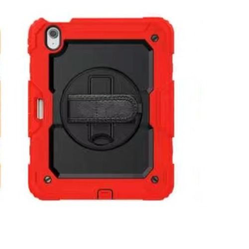 [MPA-CHDP109-RD] MPA-CHDP109-RD USP Rugged Apple iPad (11') (A16) (11th Gen) / iPad (10.9') (10th Gen) Case Red - Built-in-Kickstand, Hand & Shoulder Strap, DropProof,5 Years Warrant