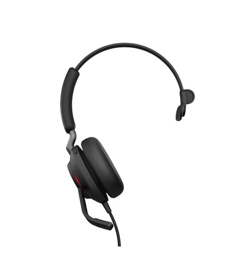 [SPJ-EVL2-40SE-M-UC-CA] SPJ-EVL2-40SE-M-UC-CA Jabra Evolve2 40 SE Wired USB-CA UC Mono Headset, 360° BusyLight, Noise Isolationg Ear Cushions, 2Yr Warranty, Plug-and-play,3-Microphone Technology
