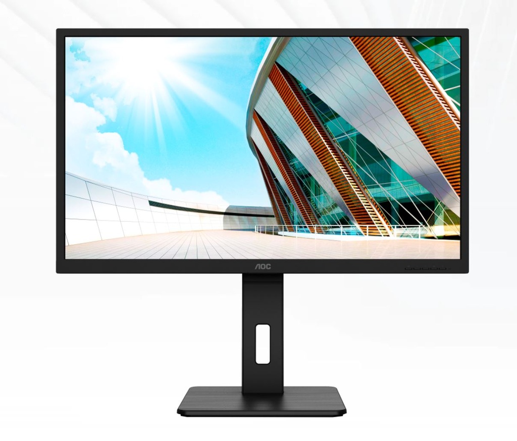 AOC 31.5" IPS, 2K QHD (2560 x 1440, USB-C, USB 3.2 Hub/Charger, 4ms, 75Hz, DP, HDMI,  HAS, Flicker Free, Low Blue Mode, VESA 100X100mm (LS)