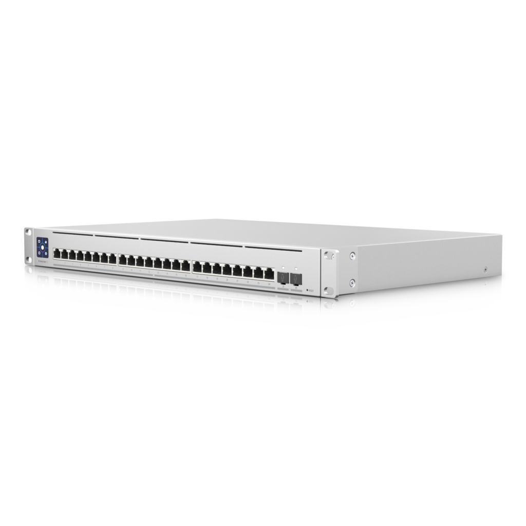 Ubiquiti Switch Enterprise 24-port Switch 24x10GbE Ports, 2x 25G SFP28 Ports For Uplinks, Managed Layer 3 Switch, 2Yr Warr