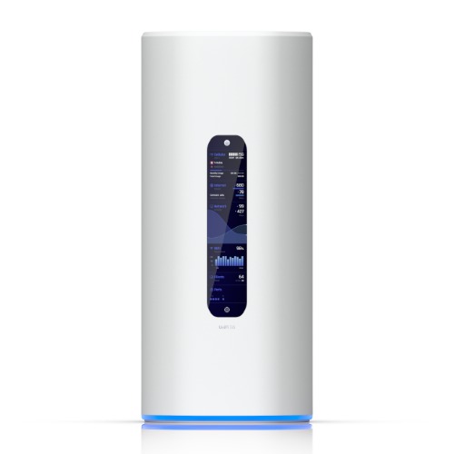 [NHU-UDR-5G-MAX] NHU-UDR-5G-MAX Ubiquiti Dream Router 5G Max, Desktop Cloud Gateway, Full-Performance 5G, 3.4 Gbps, WiFi 7, 10G SFP+4-Port 2.5 GbE switch (1) PoE Port,SD Card Storage