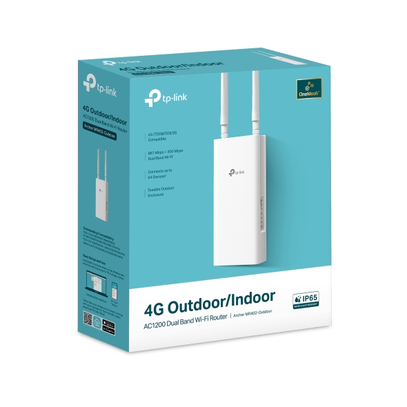 [NWTL-MR402-OUTDOOR] NWTL-MR402-OUTDOOR TP-Link Archer MR402-Outdoor 4G AC1200 Mbps Wi-Fi Outdoor Router